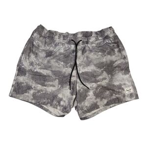 HERSCHEL SUPPLY CO. GREY SWIM TRUNKS. SIZE MEDIUM . 33-36 INCHES.